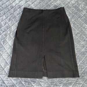 MM. Lafleur Skirt Women 8 Slit Pencil Greenpoint Black Front Slit b23